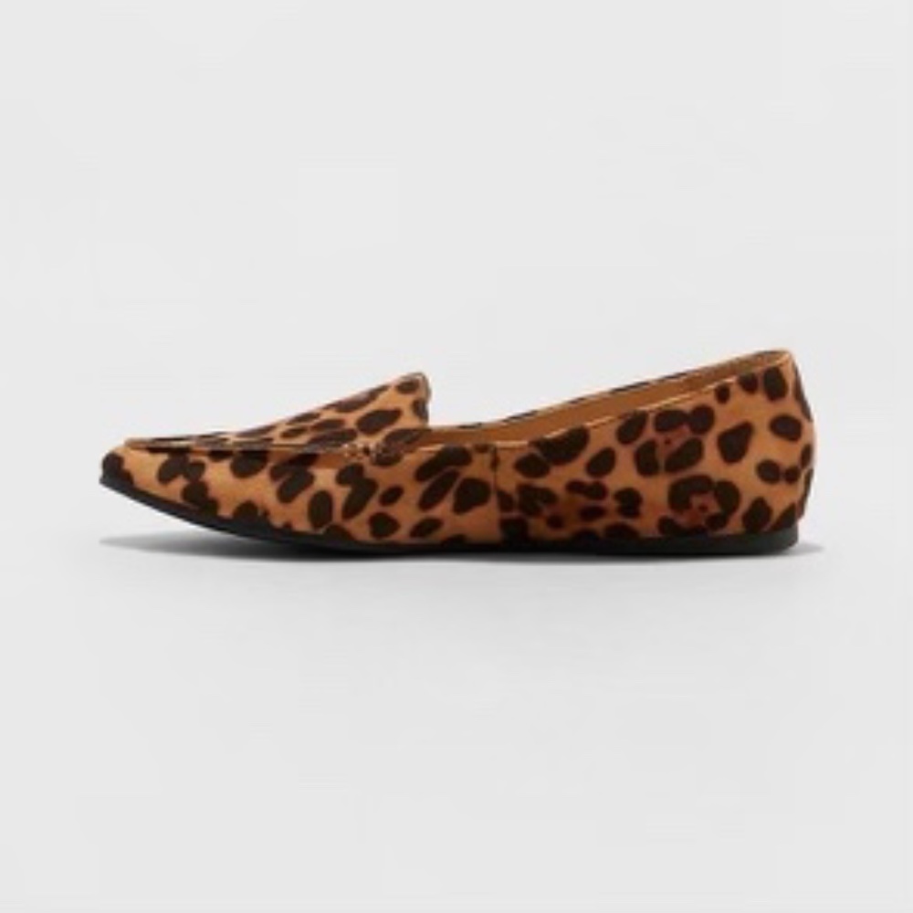 Leopard Print Loafers size 8.5